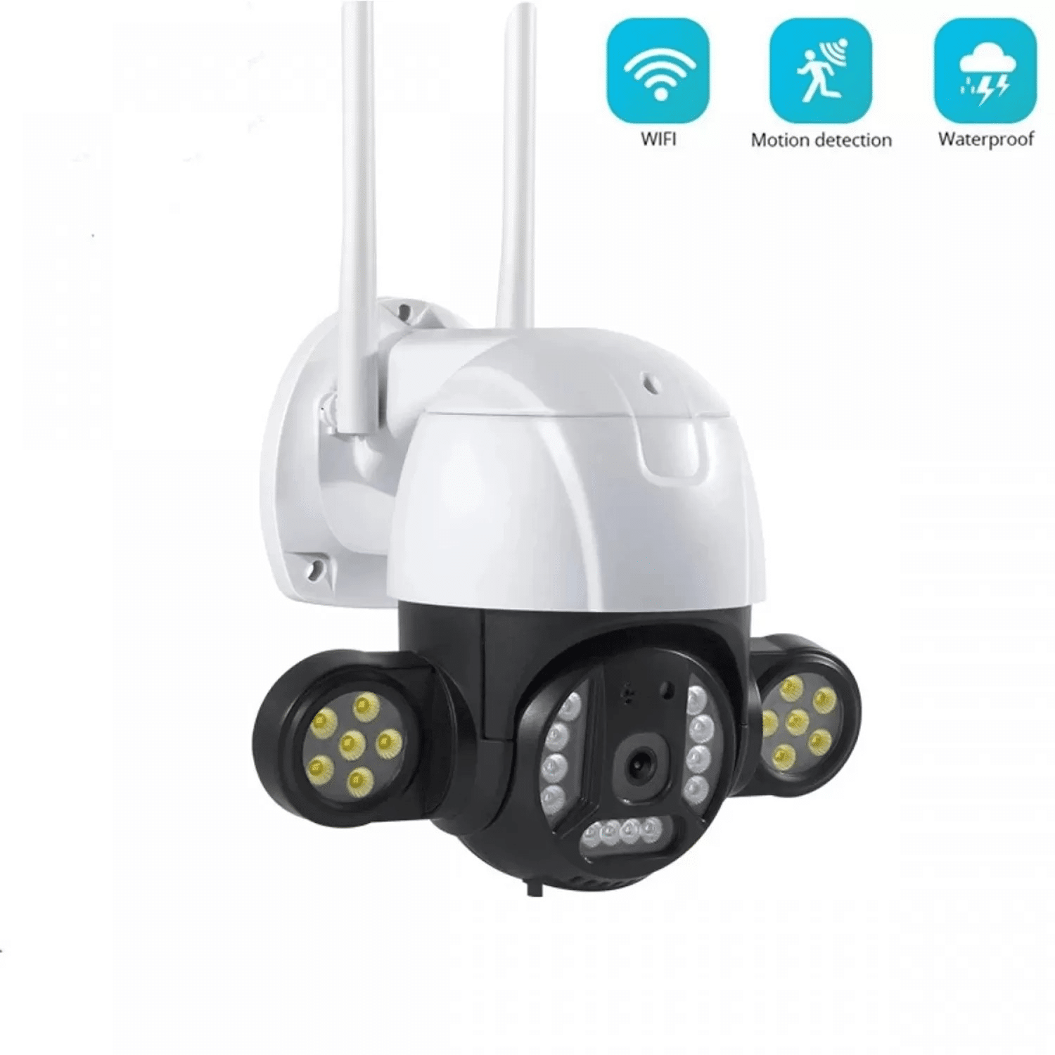 Wi-Fi IP камера PRO ICSEE | 3MP, PTZ, цветно нощно виждане ВИДЕОНАБЛЮДЕНИЕ Wi-Fi IP камера PRO ICSEE с куполен дизайн и 24 LED за цветно нощно виждане.