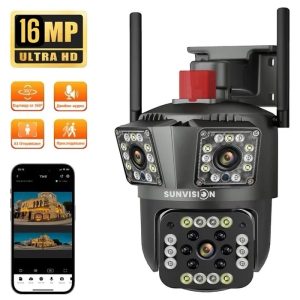 Скрийншот от мобилното приложение V380 Pro, показващ жив преглед от камерата.