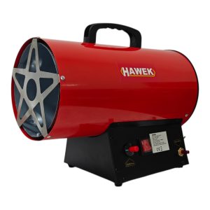 Газов Калорифер HAWEK 20kW | Индустриален, LPG АВТО Индустриален газов калорифер HAWEK 20kW в действие в склад.