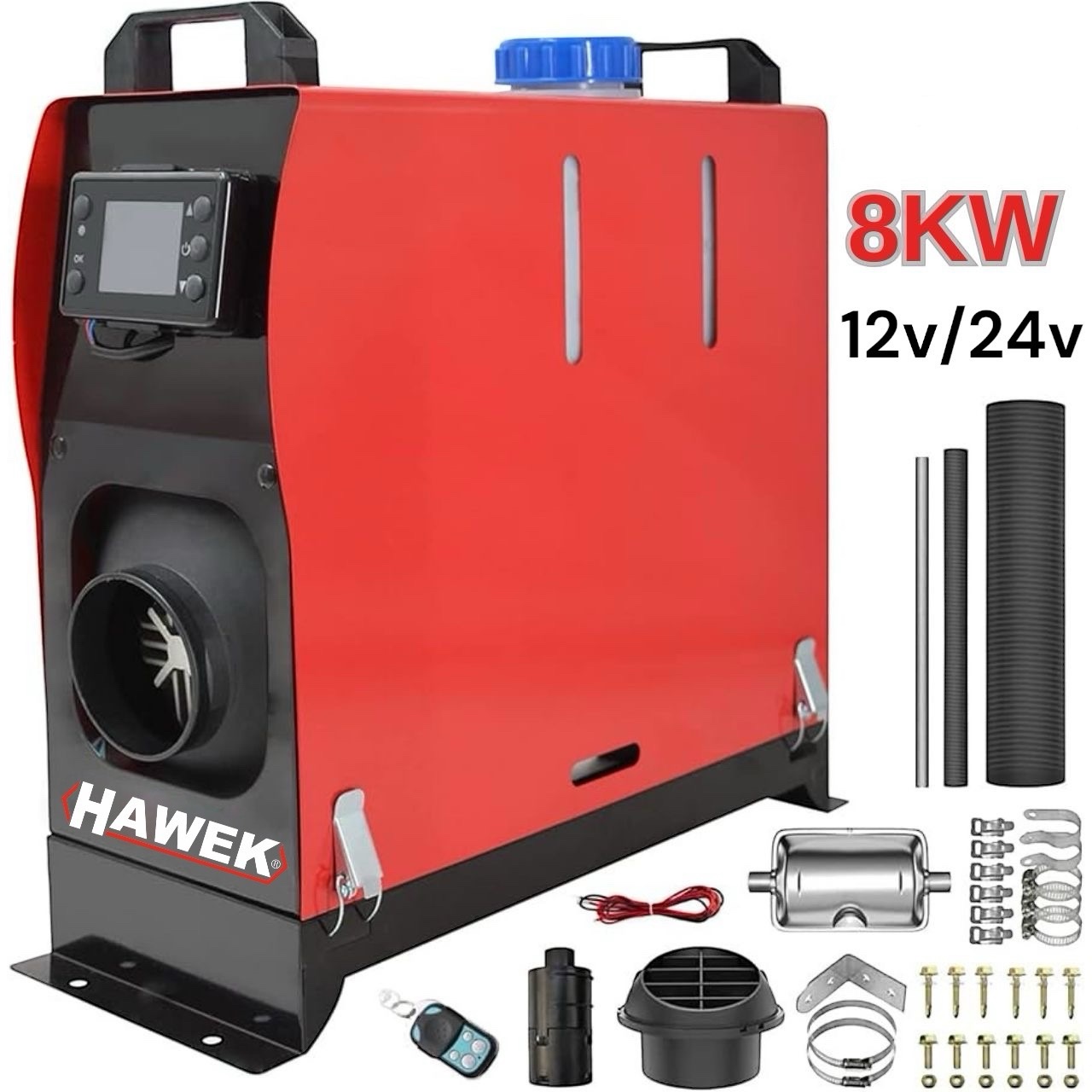 Дизелова Печка HAWEK 8kW | 12V/24V/220V АВТО Дизелова Печка HAWEK 8kW | 12V/24V/220V