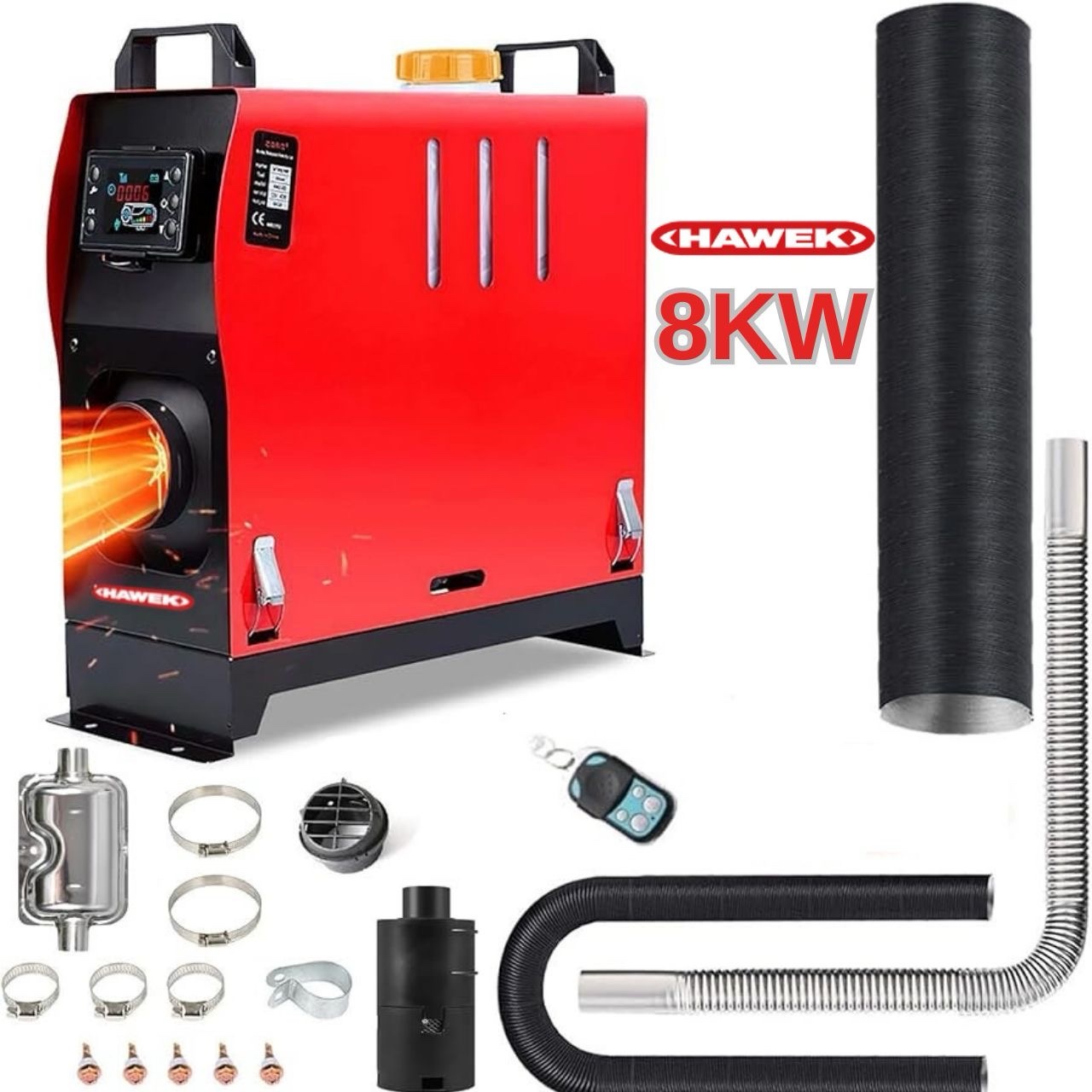 Дизелова Печка HAWEK 8kW | 12V/24V/220V АВТО Дизелова Печка HAWEK 8kW | 12V/24V/220V
