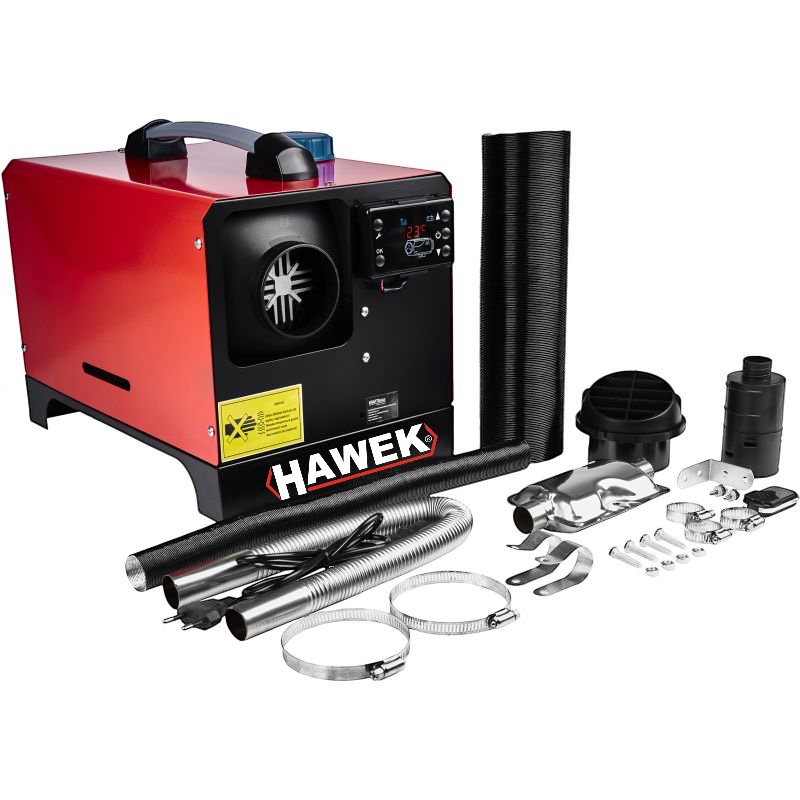 Дизелова Печка HAWEK 8kW | Модел 2, 12V/24V/220V АВТО Дизелова печка HAWEK модел 2, монтирана в интериор на бус.