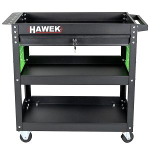 Инструментална Количка HAWEK | 3 Рафта, 1 Чекмедже, 150 кг