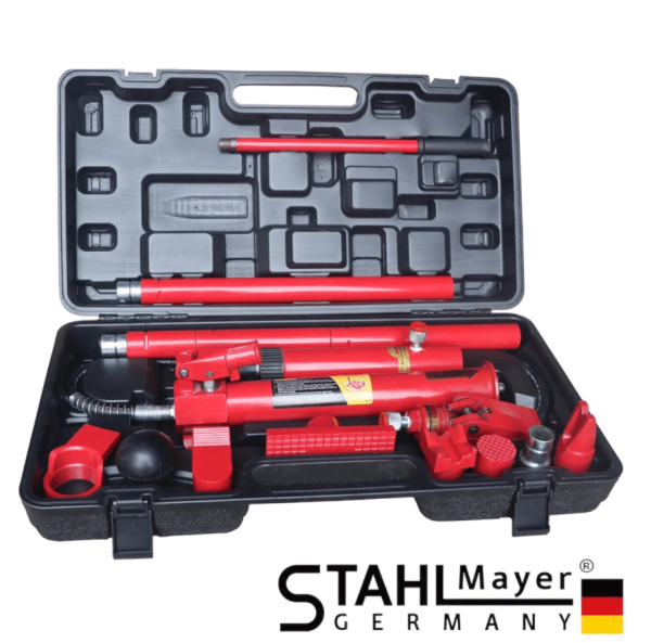Хидравлична Разпъвачка STAHLMAYER 10 т | 325-460 мм АВТО Хидравлична разпъвачка STAHLMAYER 10 тона с всички аксесоари.