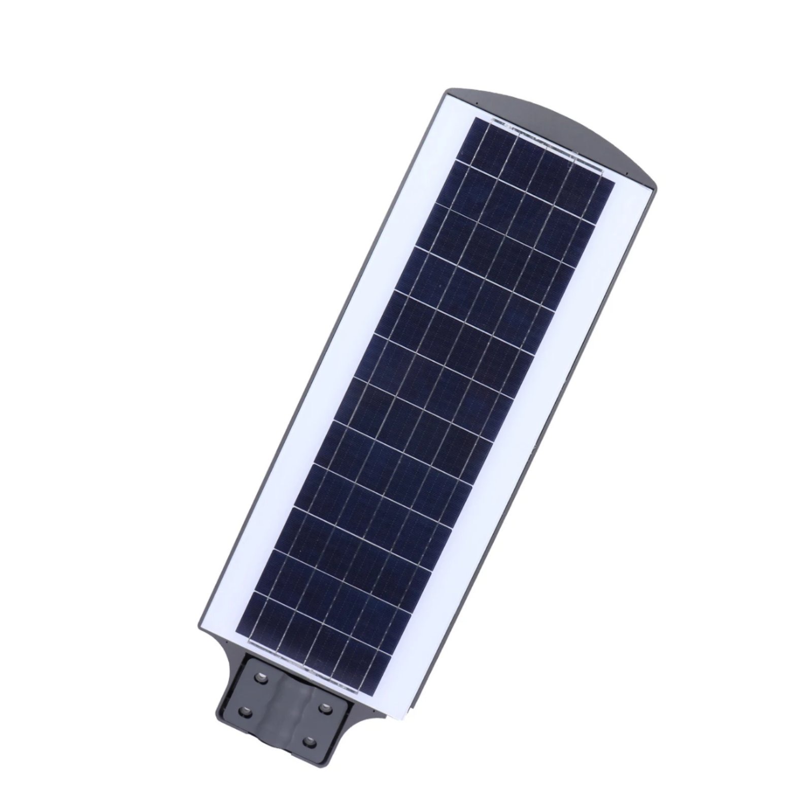Соларни Лампи SUNVISION 1800W | 3 Броя, IP65, Сензор ДОМ И ГРАДИНА Детайлен изглед на лампата със слънчевия панел и COB LED светлина.