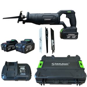 Акумулаторен саблен трион STAHLMAYER 36V с две батерии и куфар.