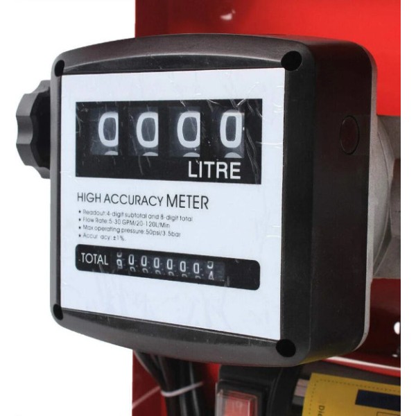 Помпа за Гориво 12V | С Брояч и Пистолет, 50 л/мин АВТО Помпа за Гориво 12V | С Брояч и Пистолет, 50 л/мин