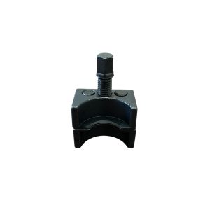 Детайлен изглед на тънките челюсти и болтовия механизъм за контролирано разтваряне.