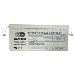 Alternative view of Тягов Гелов Акумулатор OUTDO 12V 200Ah | Без Поддръжка