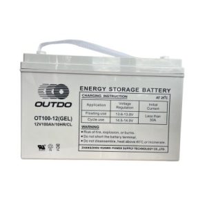 Alternative view of Тягов Гелов Акумулатор OUTDO 12V 100Ah | Без Поддръжка