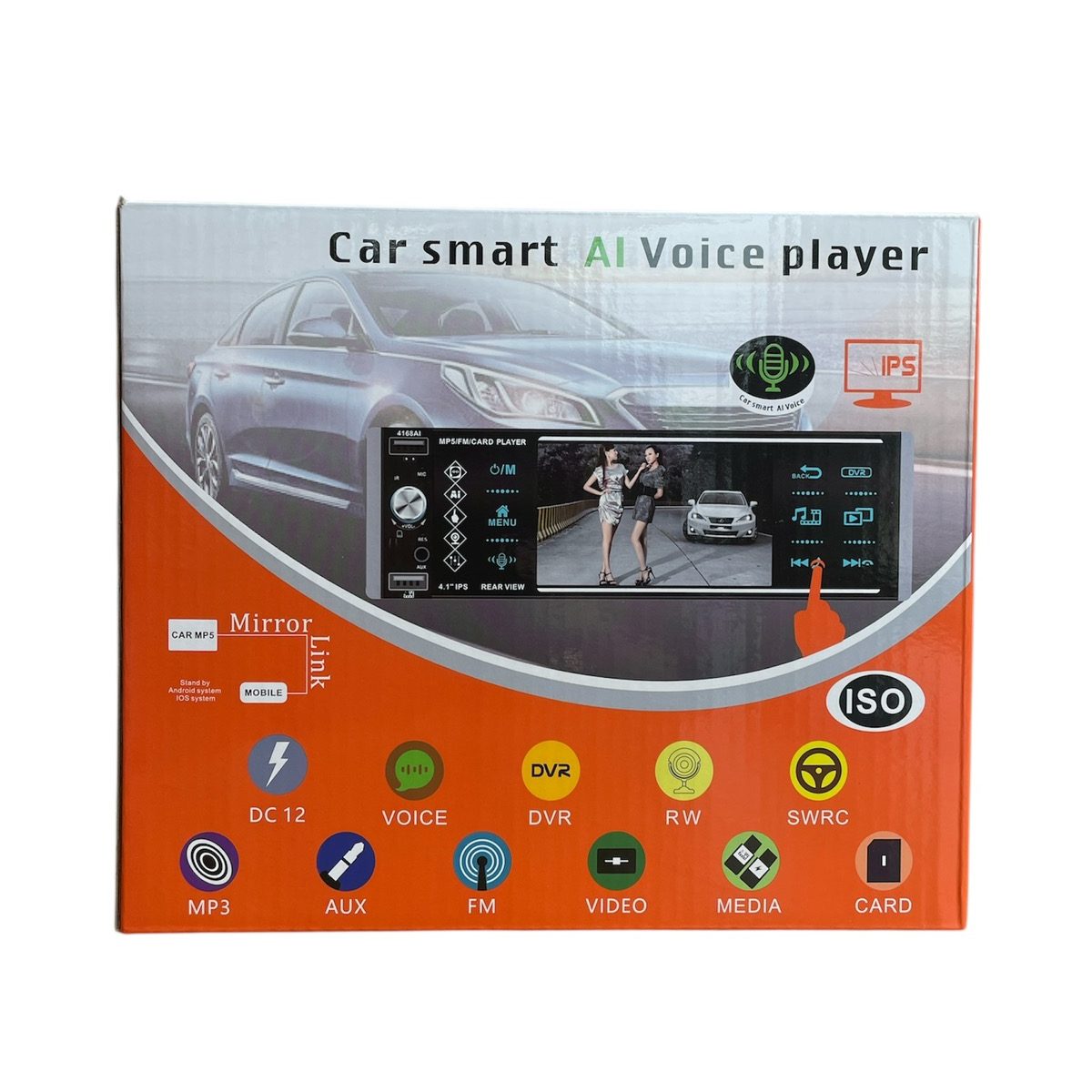Авторадио 4168AI | MP3/MP5, 4.1″ TFT Тъчскрийн, 1080P АВТО Дистанционно управление и екран с видео.