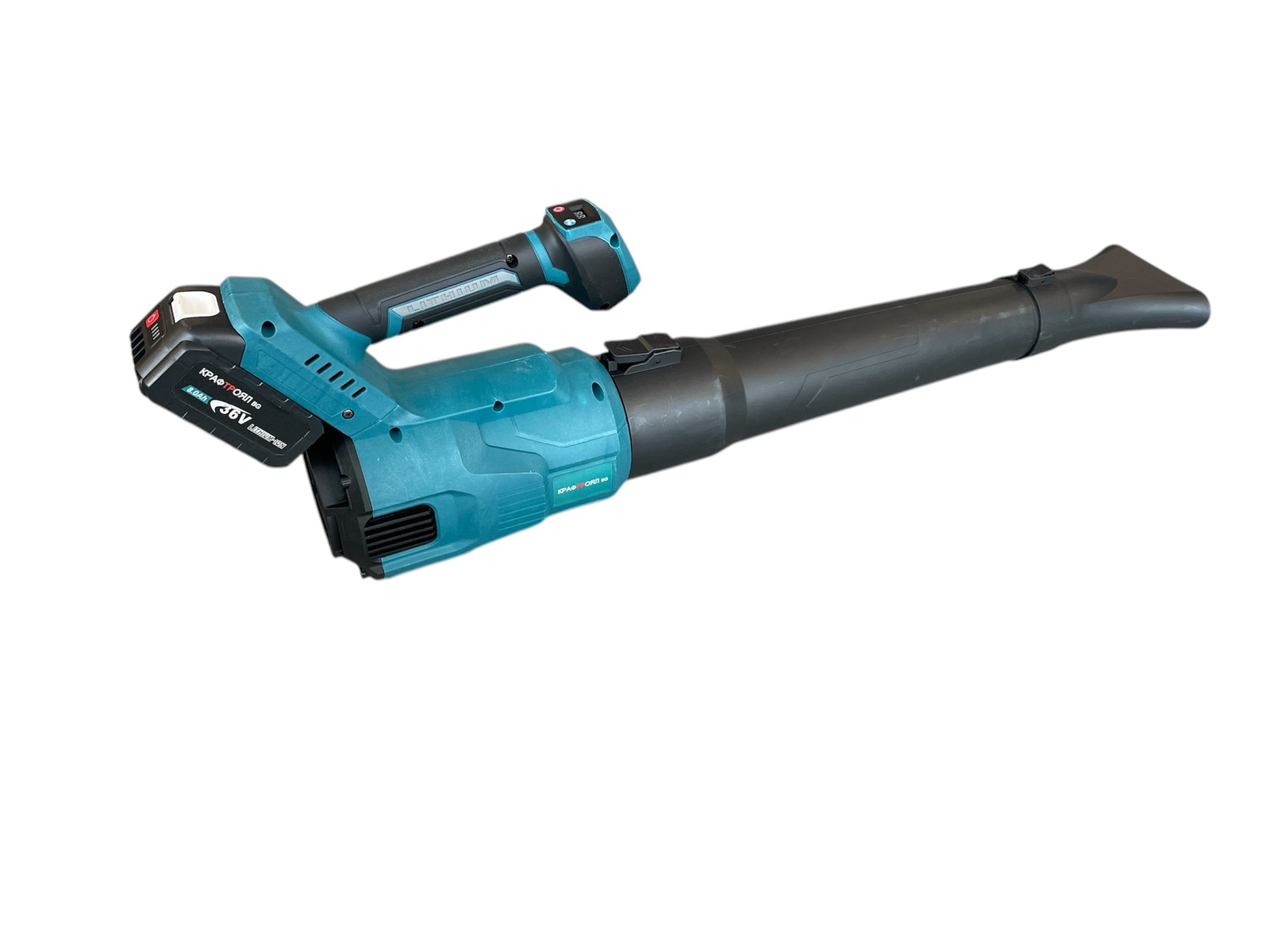 Акумулаторна Духалка KraftRoyal 36V | 8Ah, 270 км/ч, 120 м³/ч ГРАДИНСКИ АРТИКУЛИ Акумулаторна духалка KraftRoyal 36V с две батерии.