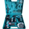 Комплект мини винтоверт и ъглошлайф Kraftmaster 24V.