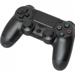 Безжичен контролер за PS4 с LED светлинен индикатор и аналогови стикове.