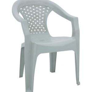 Градински стол TUSEM | 85×50×45 см, UV устойчив ГРАДИНСКИ МЕБЕЛИ Пластмасовият стол отблизо, показващ качествената изработка.