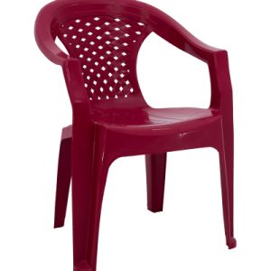 Градински стол TUSEM | 85×50×45 см, UV устойчив ГРАДИНСКИ МЕБЕЛИ Пластмасовият стол отблизо, показващ качествената изработка.