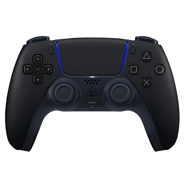 Джойстик за PlayStation 5 DualSense | Хаптична връзка ЕЛЕКТРОНИКА Джойстик за PlayStation 5 DualSense с матов черен корпус и адаптивни спусъци.