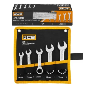 Комплект къси ключове JCB 50516 в текстилен калъф.