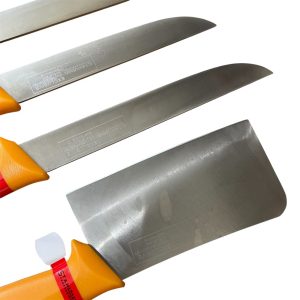 Месарски ножове STAHLMAYER от неръждаема стомана с ергономични дръжки.