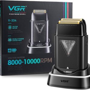 Професионална самобръсначка VGR V-334 | 10000 об/мин ДОМ И ГРАДИНА Професионална самобръсначка VGR V-334 с метално тяло и фолио