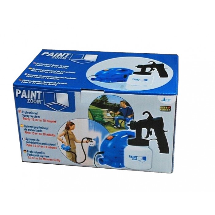 Пистолет за боядисване Paint Zoom | 650W, 3 режима, 800 мл ГРАДИНСКИ ПРИНАДЛЕЖНОСТИ Пистолетът с 3 режима на пръскане и регулируема ширина.