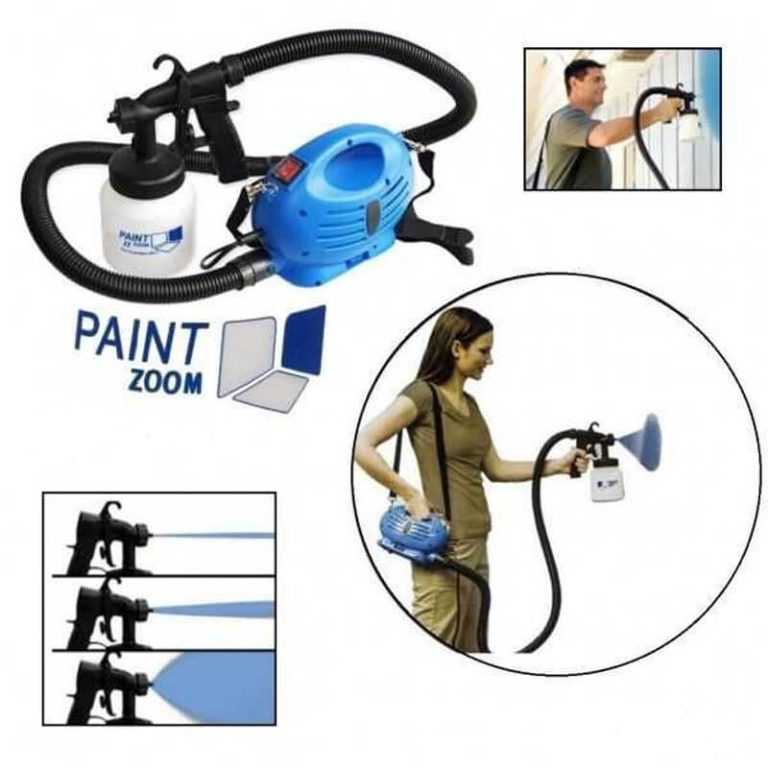 Пистолет за боядисване Paint Zoom | 650W, 3 режима, 800 мл ГРАДИНСКИ ПРИНАДЛЕЖНОСТИ Пистолетът с 3 режима на пръскане и регулируема ширина.