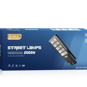 Външна соларна лампа LYLU 2000W със сензор за движение и дистанционно.