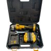 Акумулаторен безчетков ъглошлайф Kraft Royal 36V с 2 батерии и куфар.