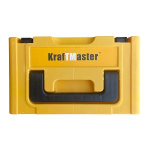 KraftMaster верижна резачка в куфар за съхранение с вериги и зарядно