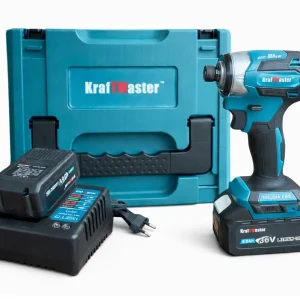 Импакт KRAFTMASTER 36V | Безчетков + 2×8Ah батерии АКУМУЛАТОРНИ ИНСТРУМЕНТИ Импакт KRAFTMASTER 36V | Безчетков + 2×8Ah батерии - Image 4
