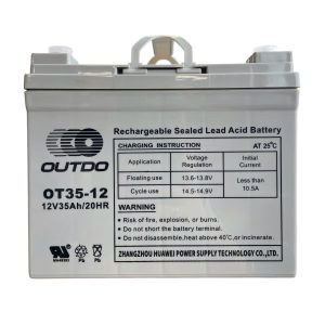 Гелов акумулатор OUTDO 12V 35Ah серия GEL Energy Storage